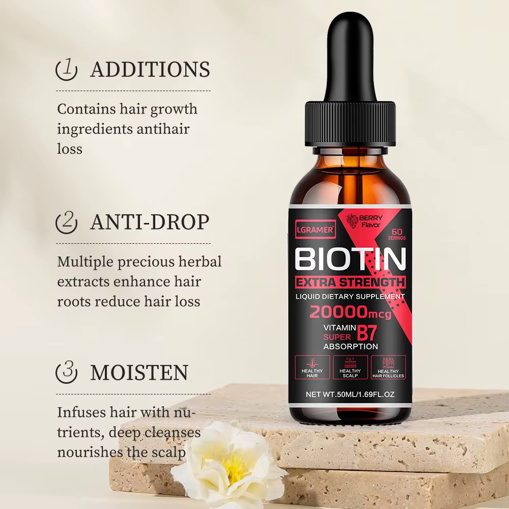 Biotin-Sérum de croissance des cheveux