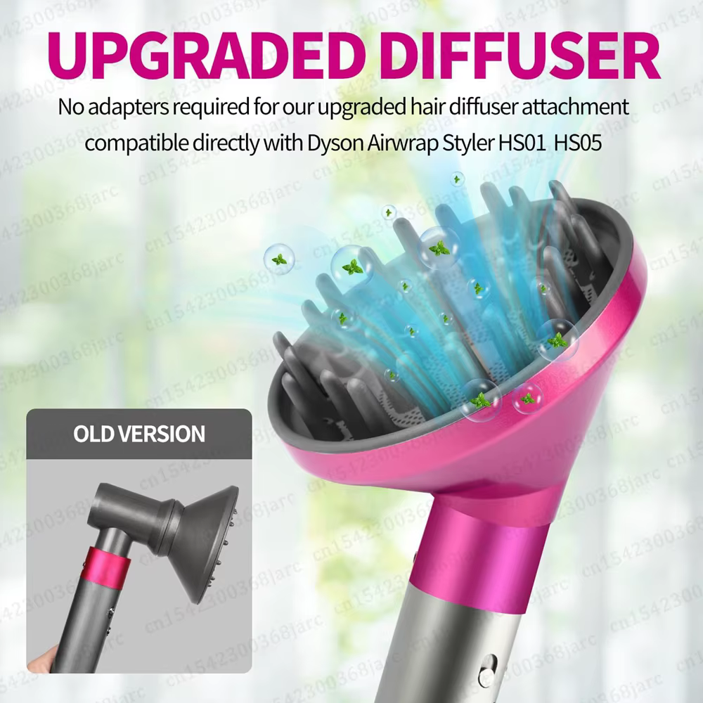 Buse de diffuseur buse de coiffure pour Dyson Airwrap HS01 HS05 SenCiciMen X9 sèche-cheveux diffuseur professionnel buse de sèche-cheveux