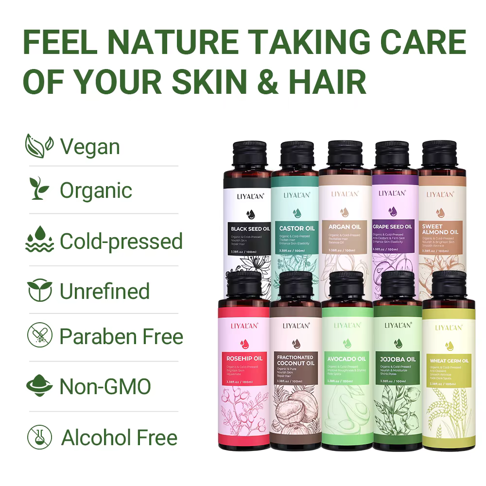 Huile de Jojoba Pure AMP Ricin Soin Capillaire