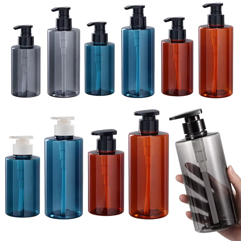 Bouteille à pompe vide en plastique de 300ml/500ml