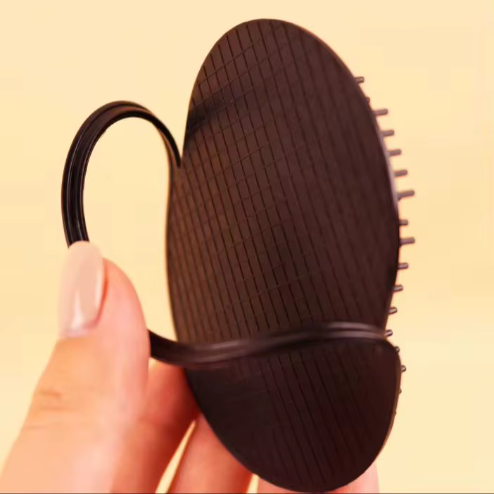 Brosse démêlante pour tous types de cheveux, pour cheveux secs et mouillés, brosse à shampoing, spéciale pour perruques en cheveux naturels, 1 pièce