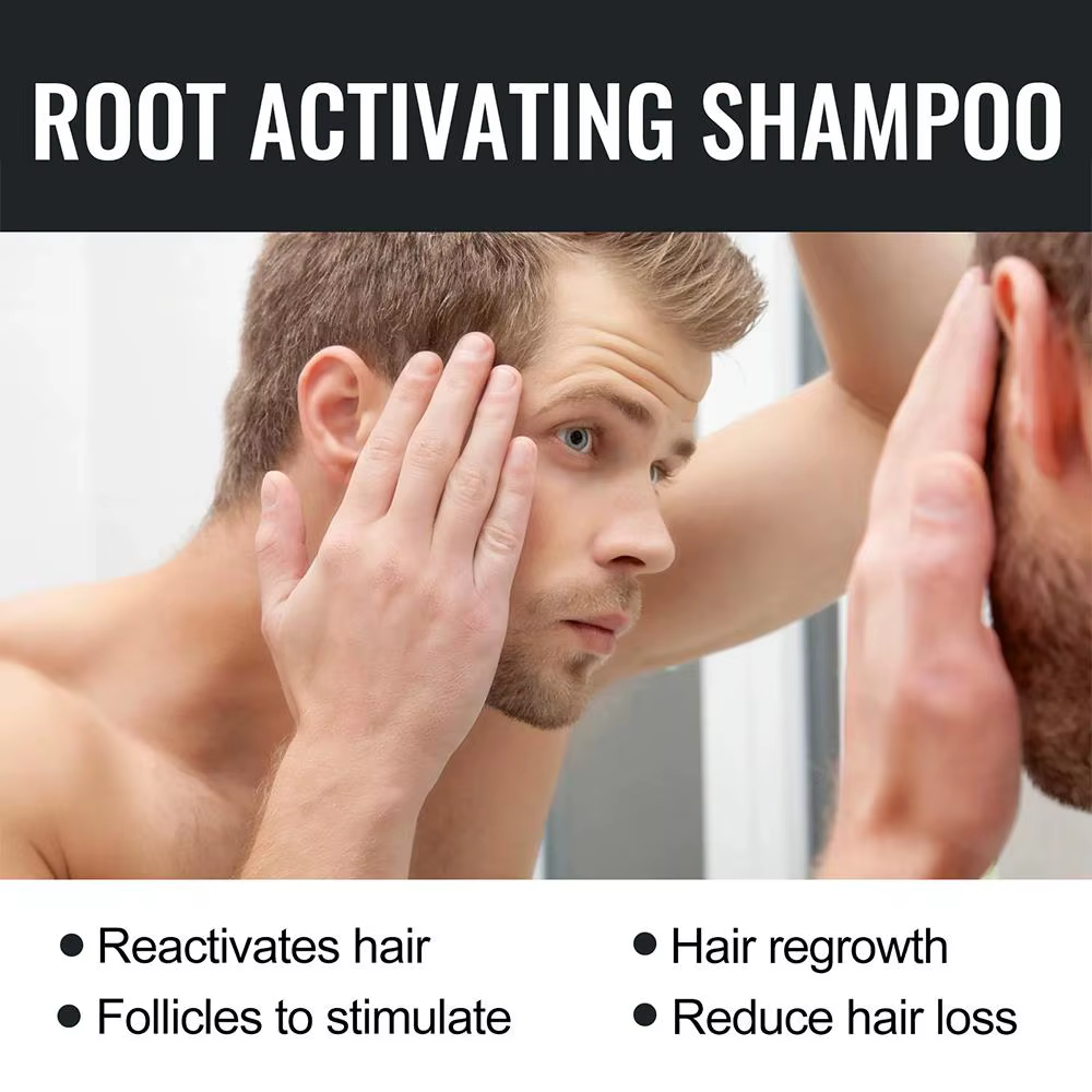 Eelhoe shampooing activateur de racines naturelles Anti-chute de cheveux soin