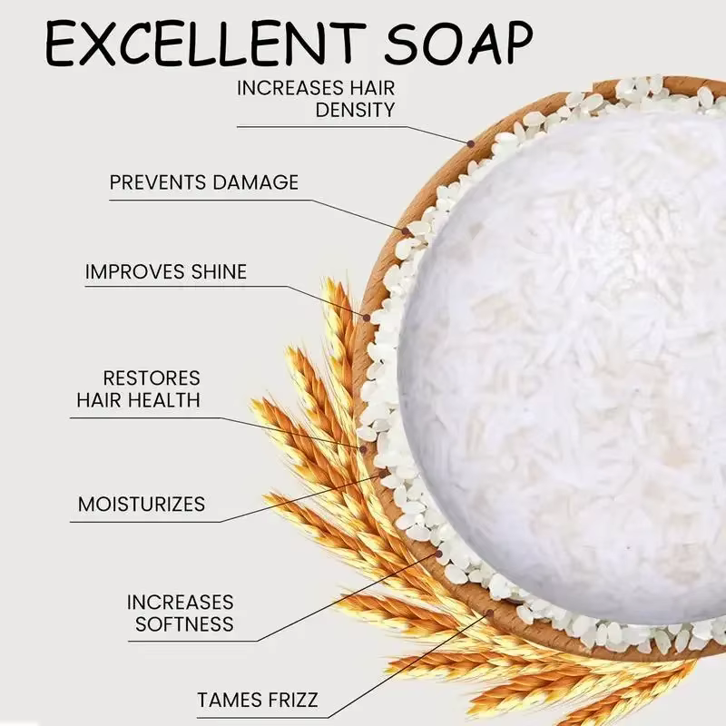 Shampoing au riz biologique