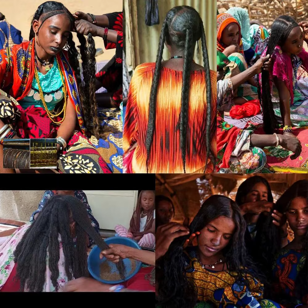 Huile traditionnelle africaine faite à la main pour le cuir chevelu et les racines des cheveux