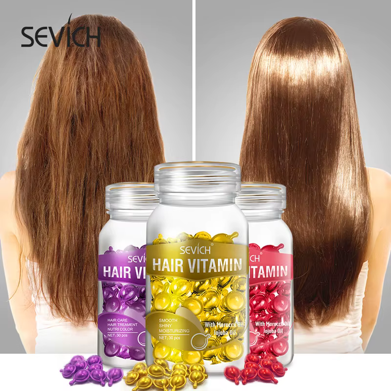 Capsule de vitamine pour cheveux