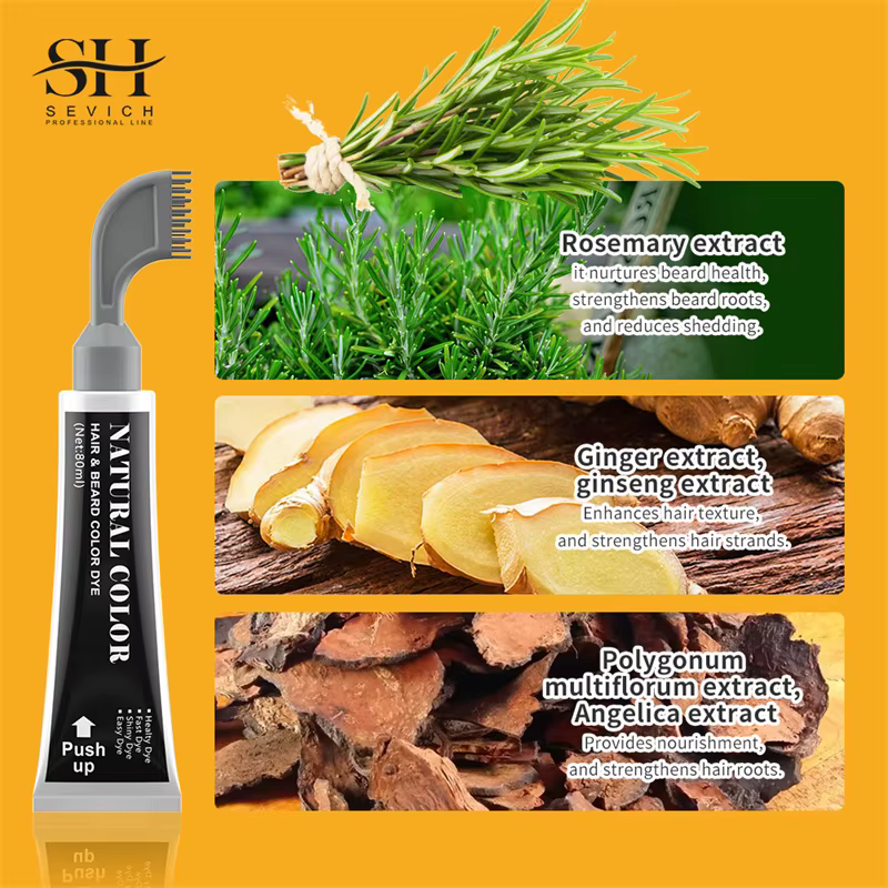 Shampoing Teinture pour Barbe Naturelle