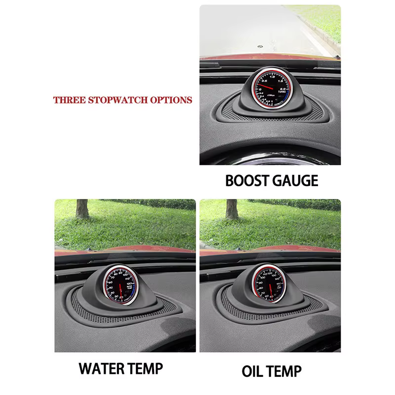 Couvercle de jauge de suralimentation de la température de l'eau et de l'huile pour voiture, sortie d'air, tableau Prada, Mini Cooper F54, F55, F56, F57, accessoires de pièces automobiles intérieures