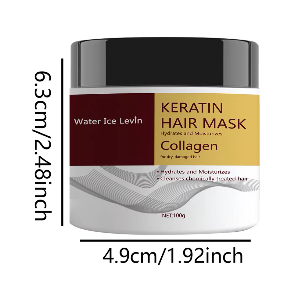 Masque capillaire à la kératine. Collagène