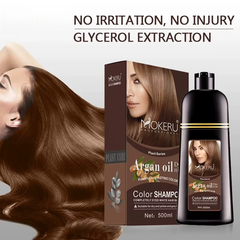 Huile d'argan naturelle pour coloration rapide des cheveux