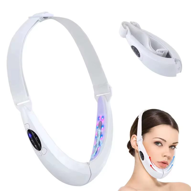 Éliminateur de double menton, Appareil de lifting électrique pour le visage, Masseur facial liftant, pour le remodelage du double menton et le raffermissement de la peau relâchée