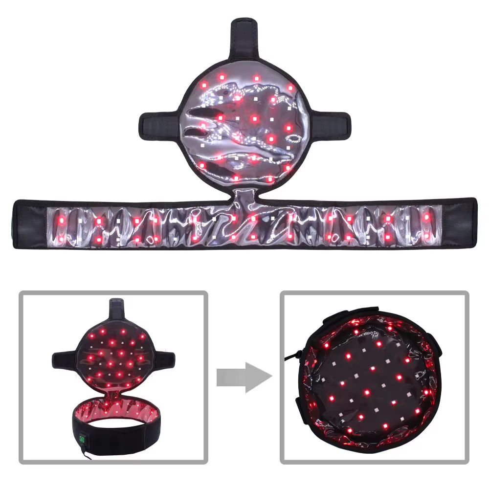 Capuchon de Massage pour thérapie à la lumière rouge LED, pour prévenir la perte de cheveux, utilisé pour le traitement professionnel de la perte de cheveux, réparation de la croissance sèche