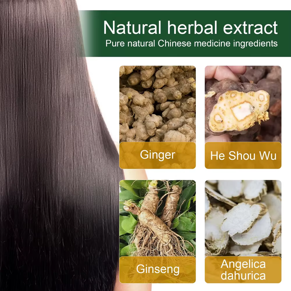 Crème de croissance des cheveux gingembre Alopecia repousse réparation prévenir la perte