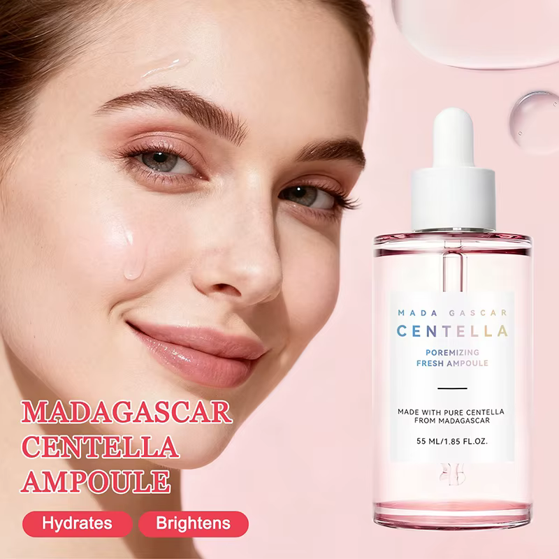 Sérum hydratant pour le visage à la Centella Asiatica 55ml, éclaircit, raffermit la peau, répare la peau sensible, améliore l'élasticité de la peau, soin quotidien