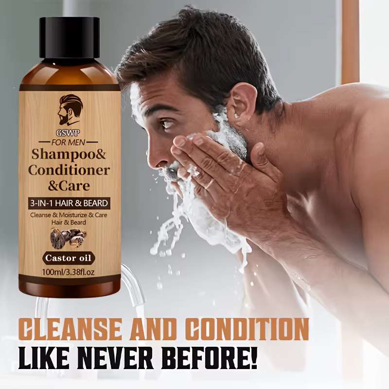 GSWP 3-en-1 : Lavage pour cheveux et barbe