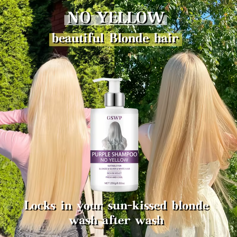 GSWP Shampooing 2-en-1 violet grande capacité qui nettoie en douceur