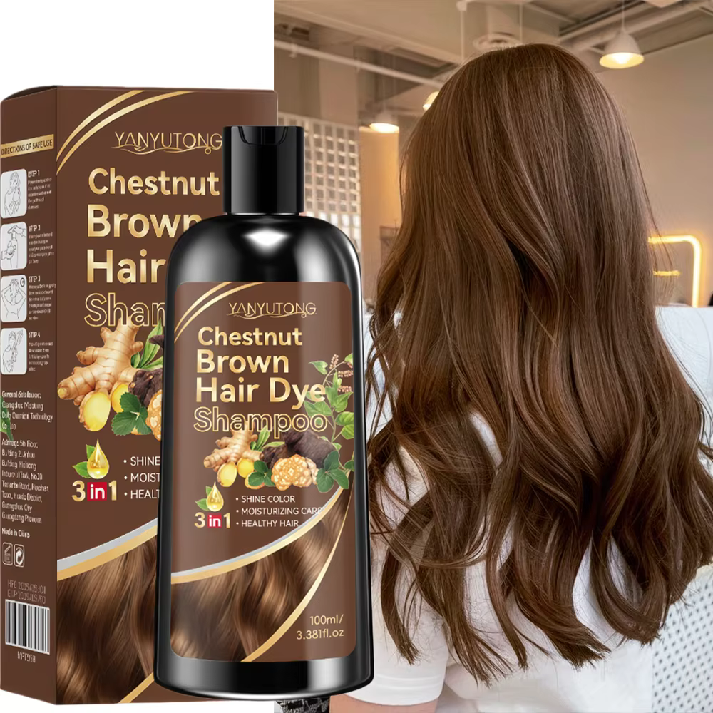 Shampoing traité de couleur au curcuma 3 en 1