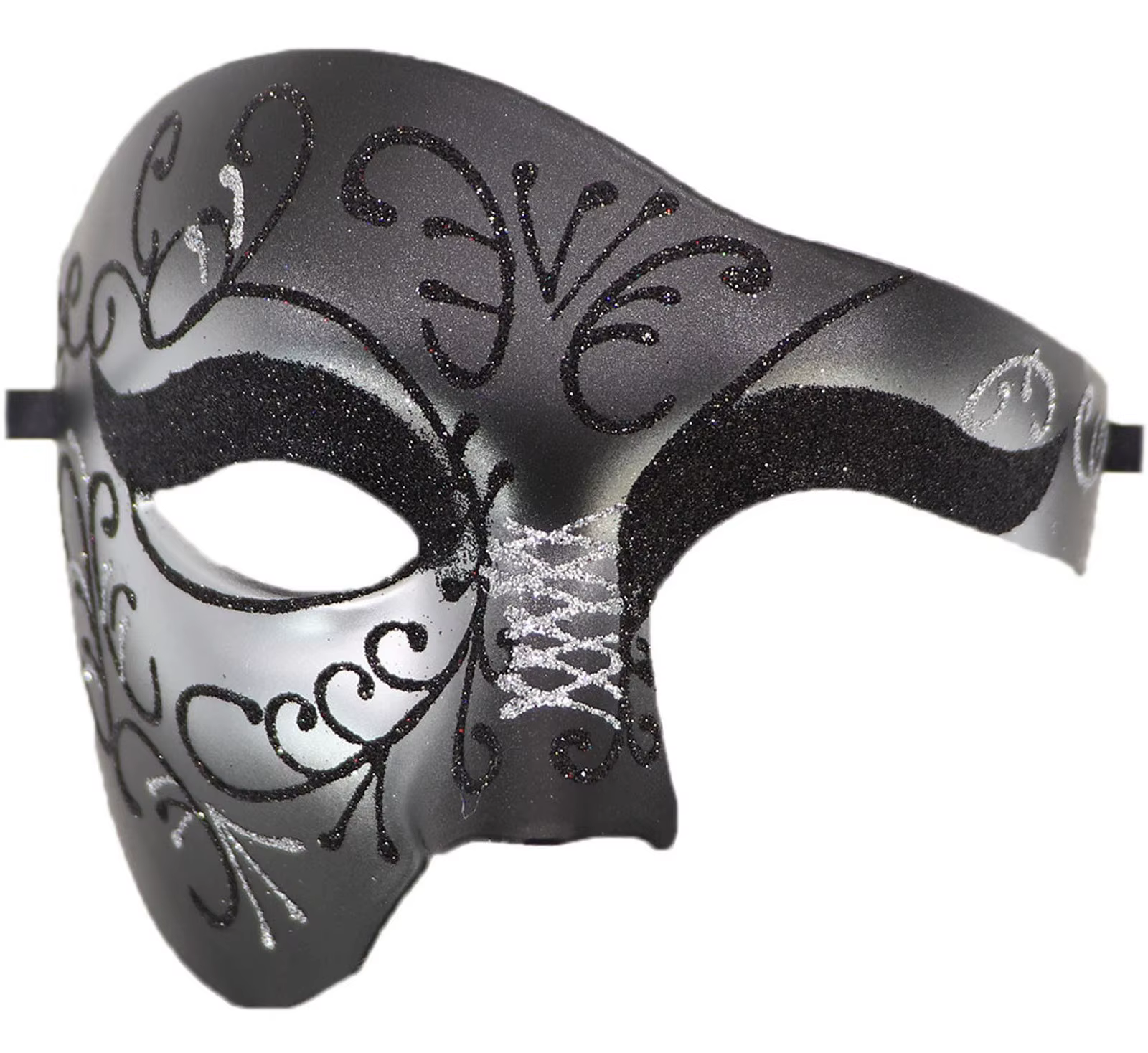 Masque de Cosplay fantôme créatif, demi-masque de danse de fête de carnaval, masque de jeu de rôle de fête fantôme à un œil