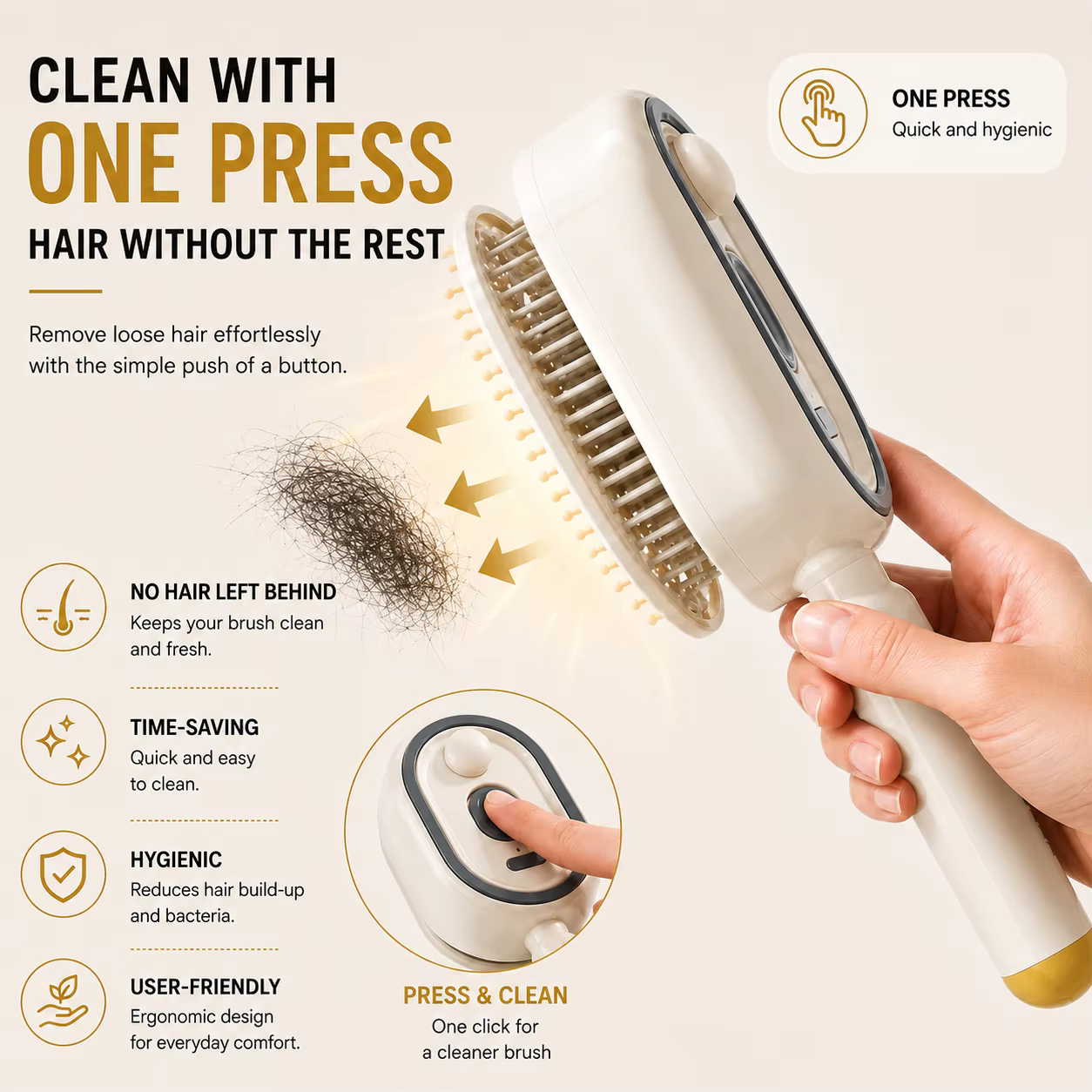 Brosse à cheveux électrique pulvérisatrice et massante