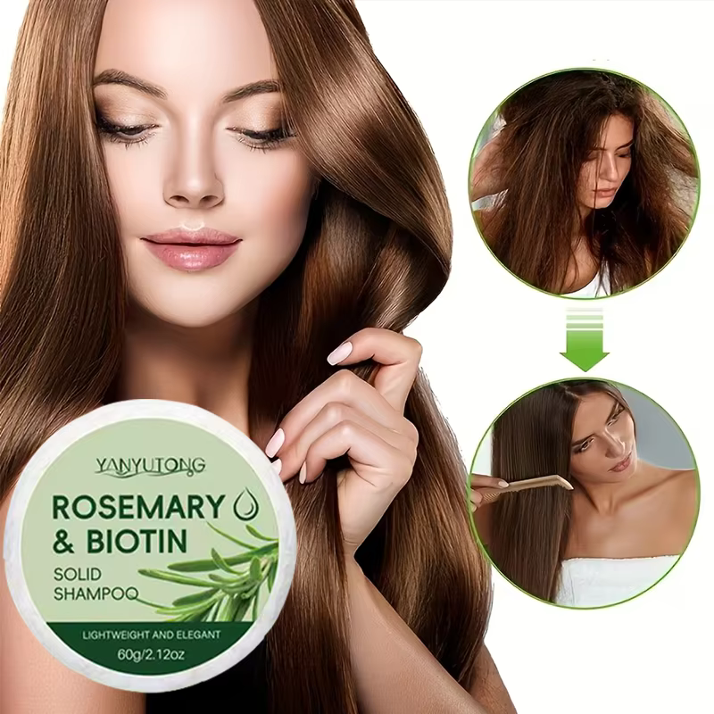 Shampoing solide au romarin : soin du cuir chevelu