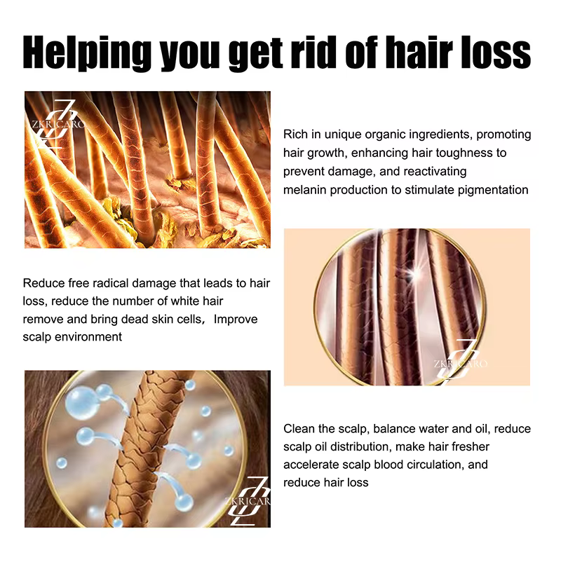 Renforce les racines et nourrit le cuir chevelu. Une seule goutte d'essence suffit pour réveiller les cheveux.