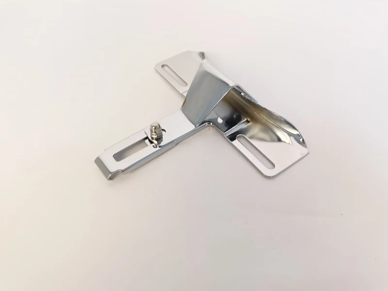 Support de plaque d'immatriculation de remplacement en fer chromé pour moto Harley Sportster XL883 XL1200 Iron 883 XL883N Dyna FXD FLST FLH