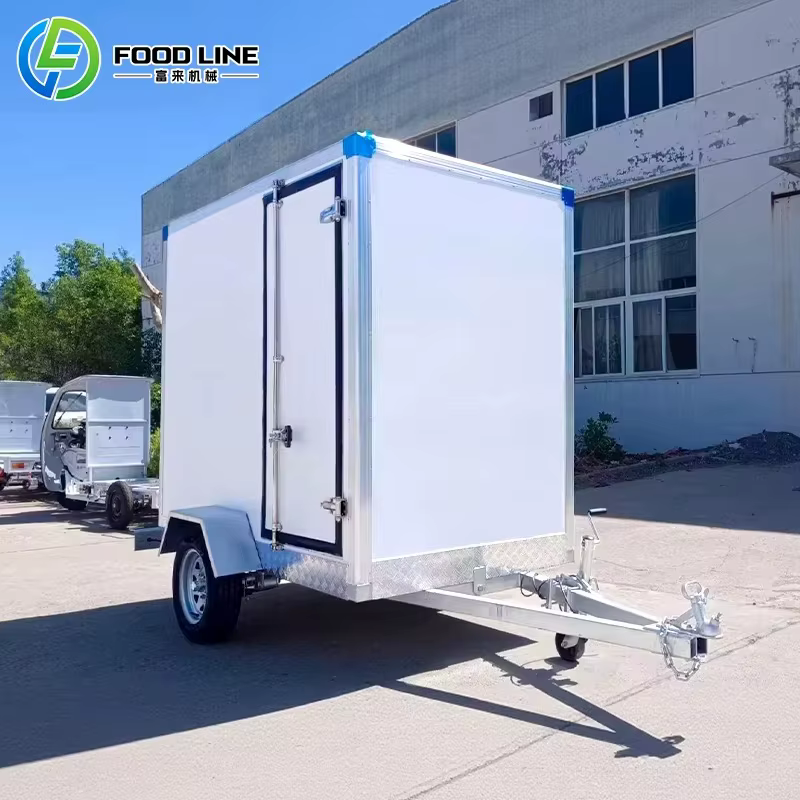 Camion frigorifique de 12 pieds pour chambre froide, remorque congélateur pour le transport de produits frais, personnalisable