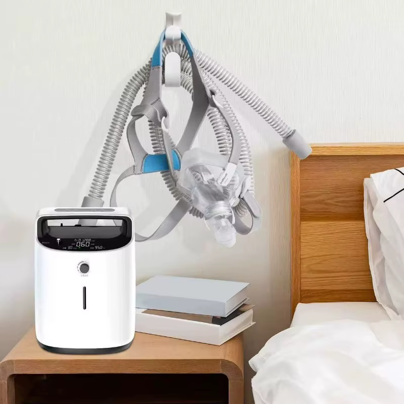Support de tuyau CPAP avec fonction anti-déconnexion, crochet de masque CPAP et support de tube, organisateur de tuyau CPAP pour éviter le bourrage du tuyau et améliorer le sommeil
