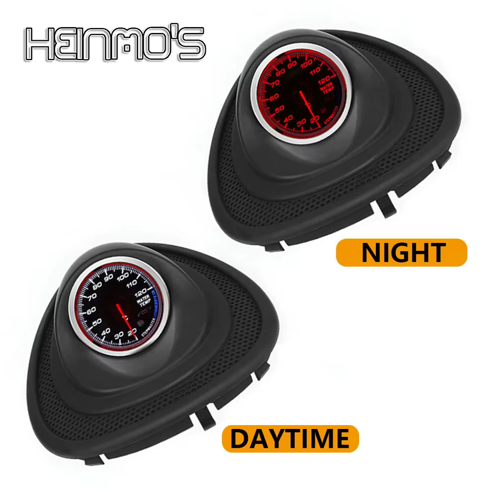 Jauge de température d'huile de sortie d'air de tableau de bord de voiture pour Mini Cooper F55 F56, jauge de température d'eau, jauge de suralimentation, accessoires de décoration intérieure