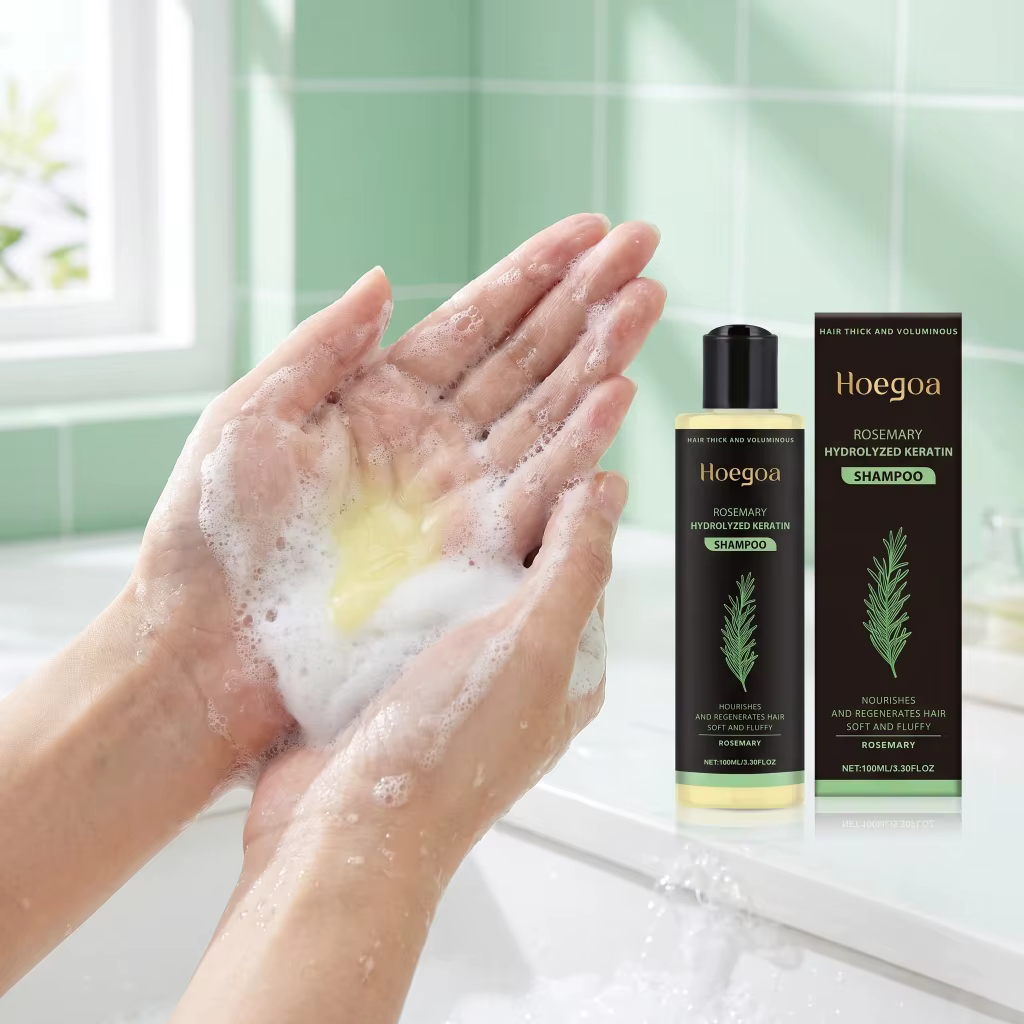 Shampooing capillaire Hoegoa à la rosemarie