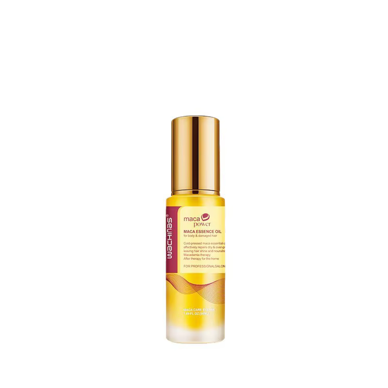 Sérum capillaire à l'huile d'argan marocaine – Traitement nourrissant anti-frisottis pour cheveux lisses