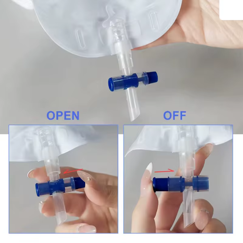 Sac de Drainage Anti-reflux, sac de collecte d'urine générale, sac de soins pour Incontinence urinaire 1000/1500ML
