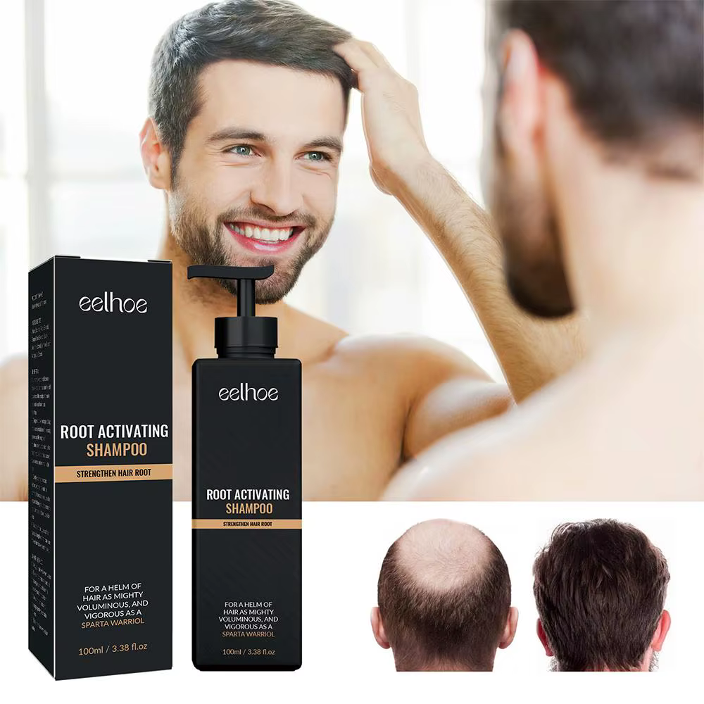 Eelhoe shampooing activateur de racines naturelles Anti-chute de cheveux soin