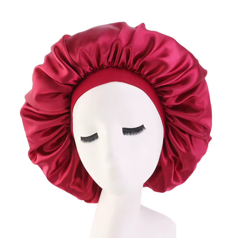 Bonnet de nuit en Satin Extra Large pour femmes