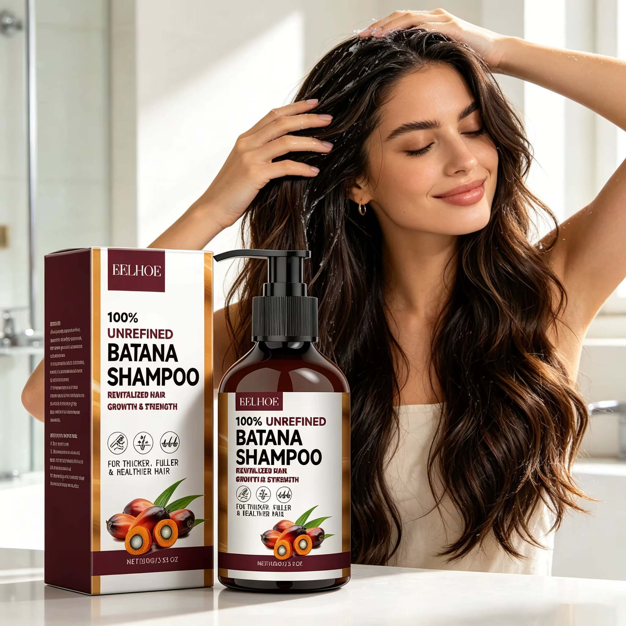 Shampoo à l'huile de Batana