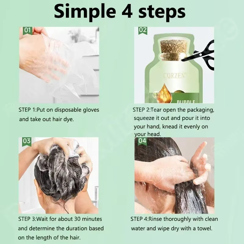 Shampooing pour couvrir les cheveux gris