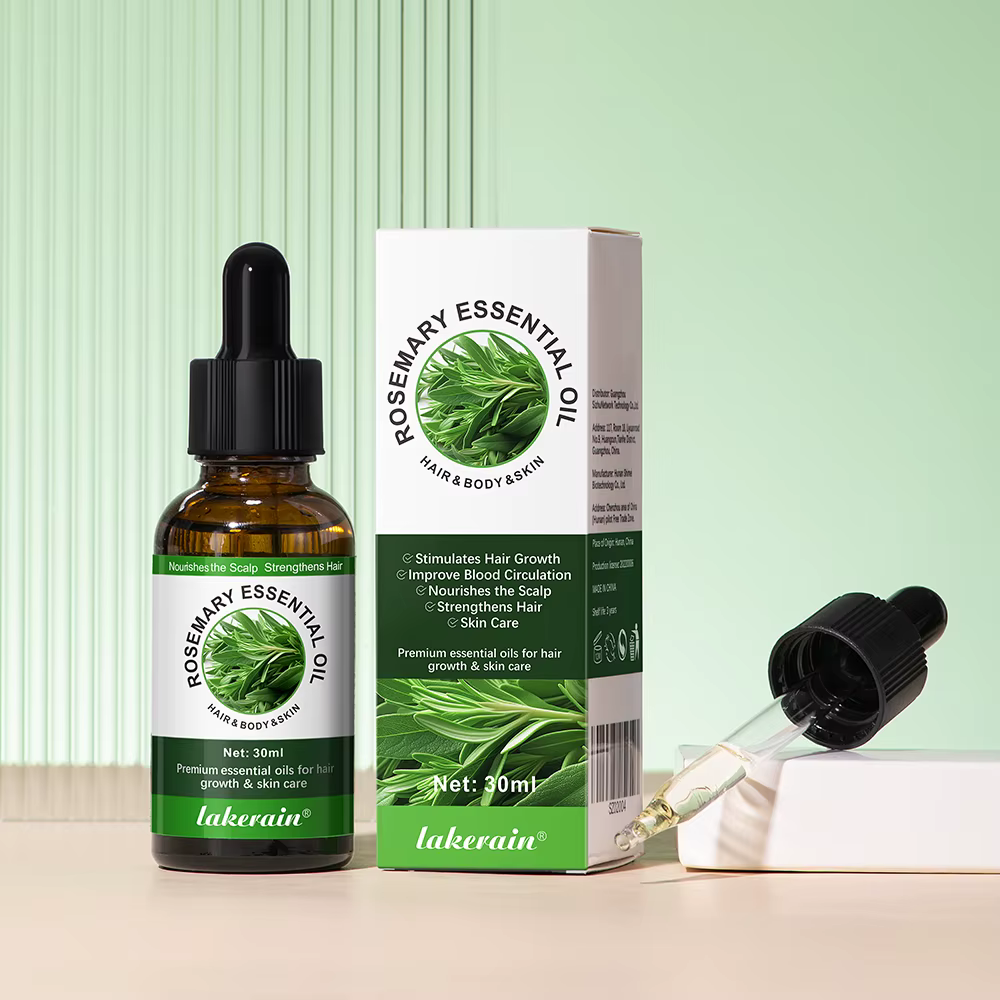 Huile essentielle de romarin pour cheveux