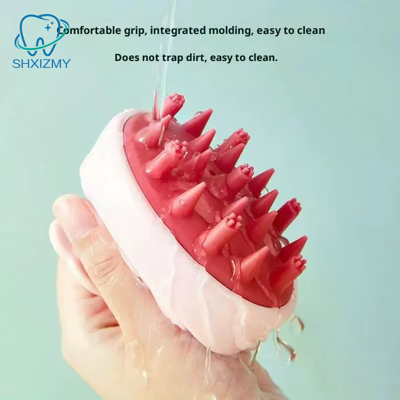 Brosse à shampoing, peigne de Massage du cuir chevelu avec poignée