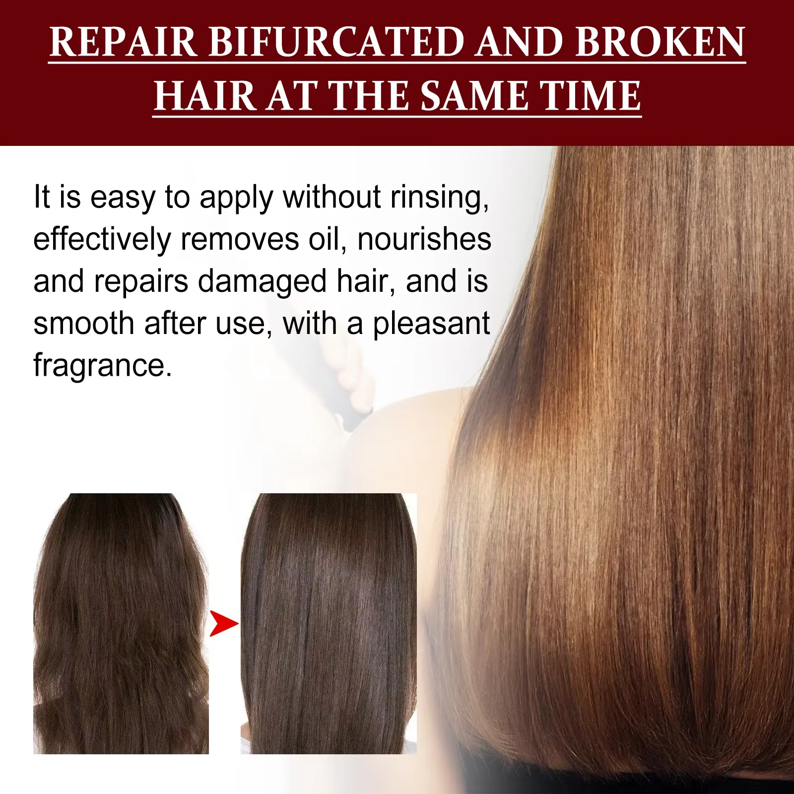 EELHOE – revitalisant pour cheveux lisses