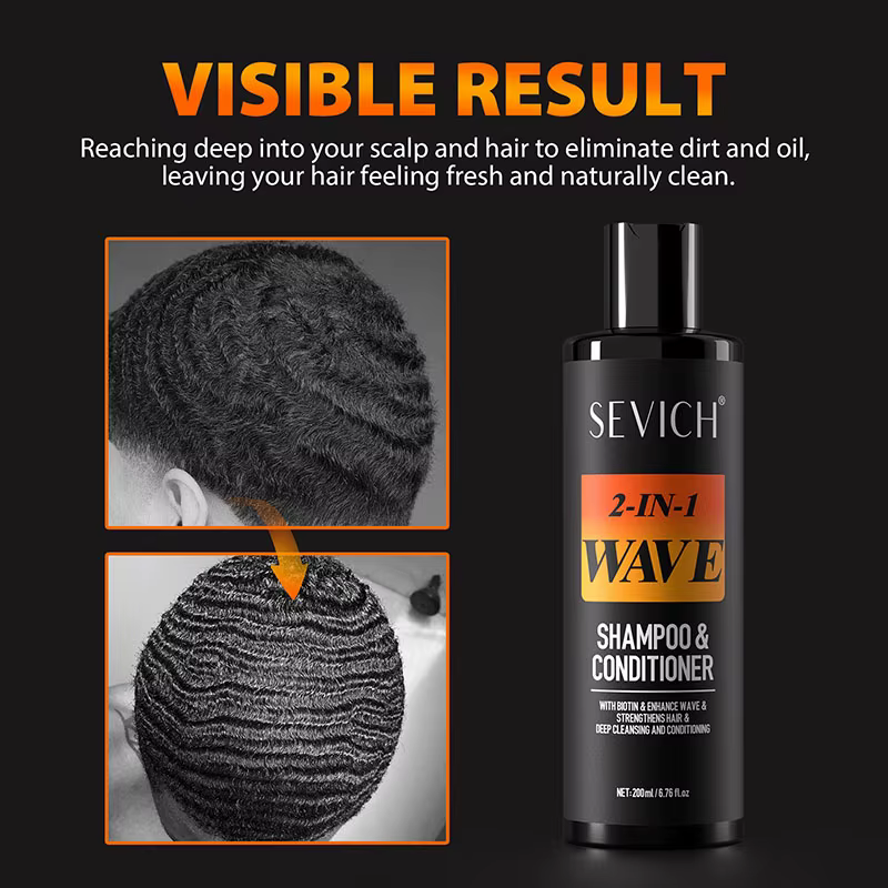 Shampoing ondulé à la biotine