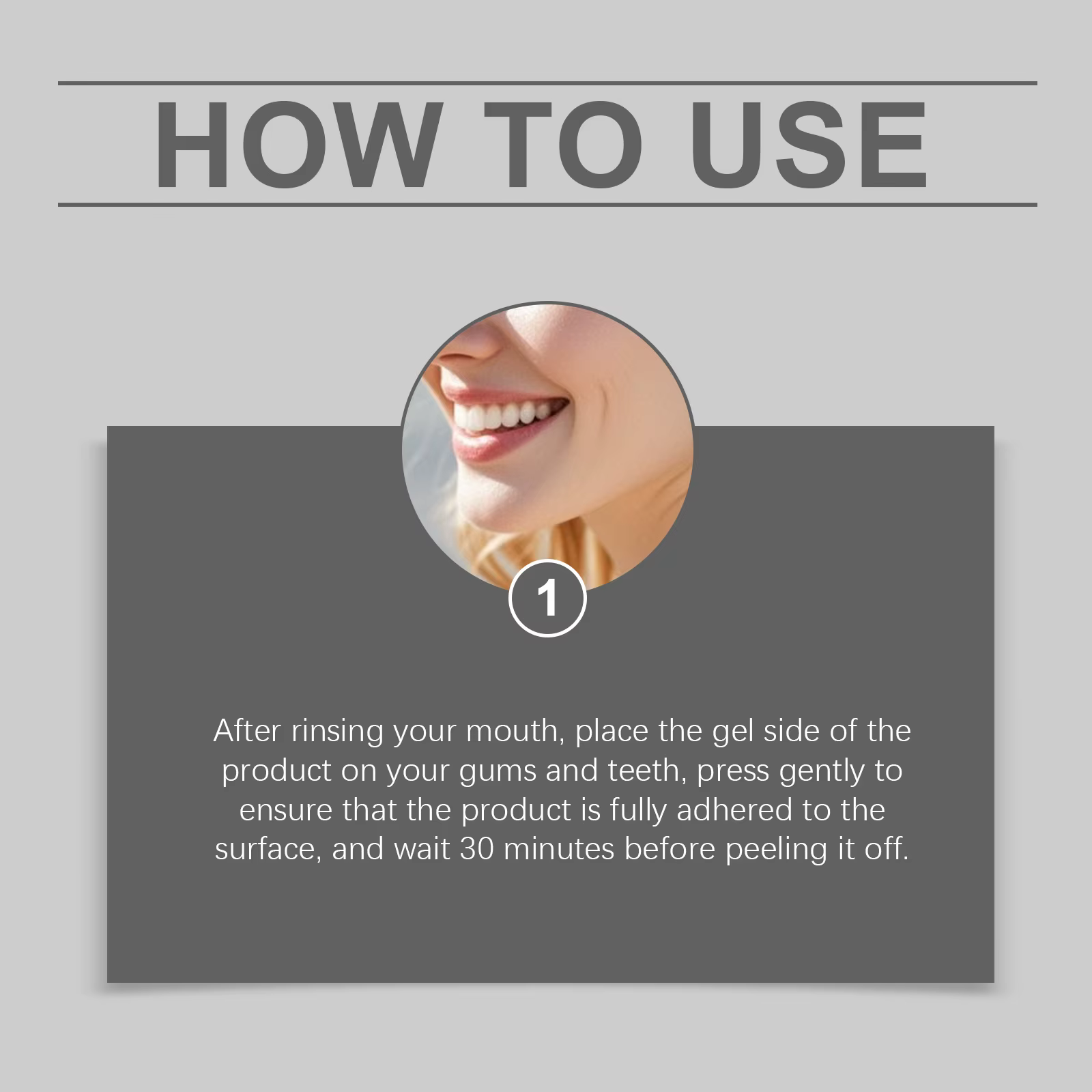 Bandes blanchissantes pour les dents à l'huile de coco Feimuko, éclaircissement longue durée, élimination douce des taches, soin nourrissant des gencives, soin des dents sensibles