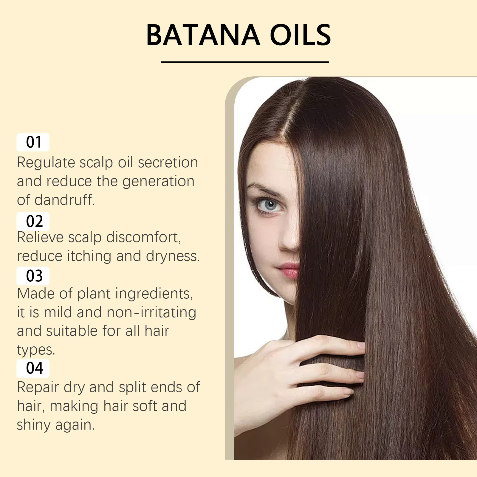 Batana huile capillaire romarin croissance des cheveux
