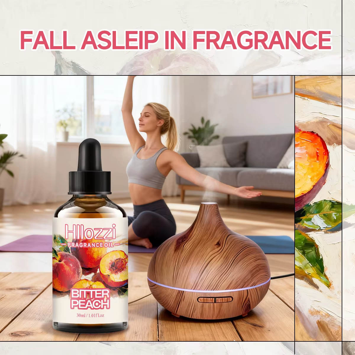 HUILE PARFUMÉE PÊCHE AMÈCHE: Pour l'aromathérapie, la diffusion, la parfumerie et les bougies parfumées.