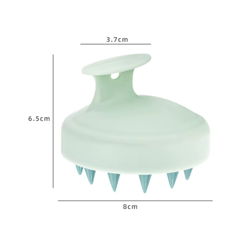 Brosse à shampoing en Silicone