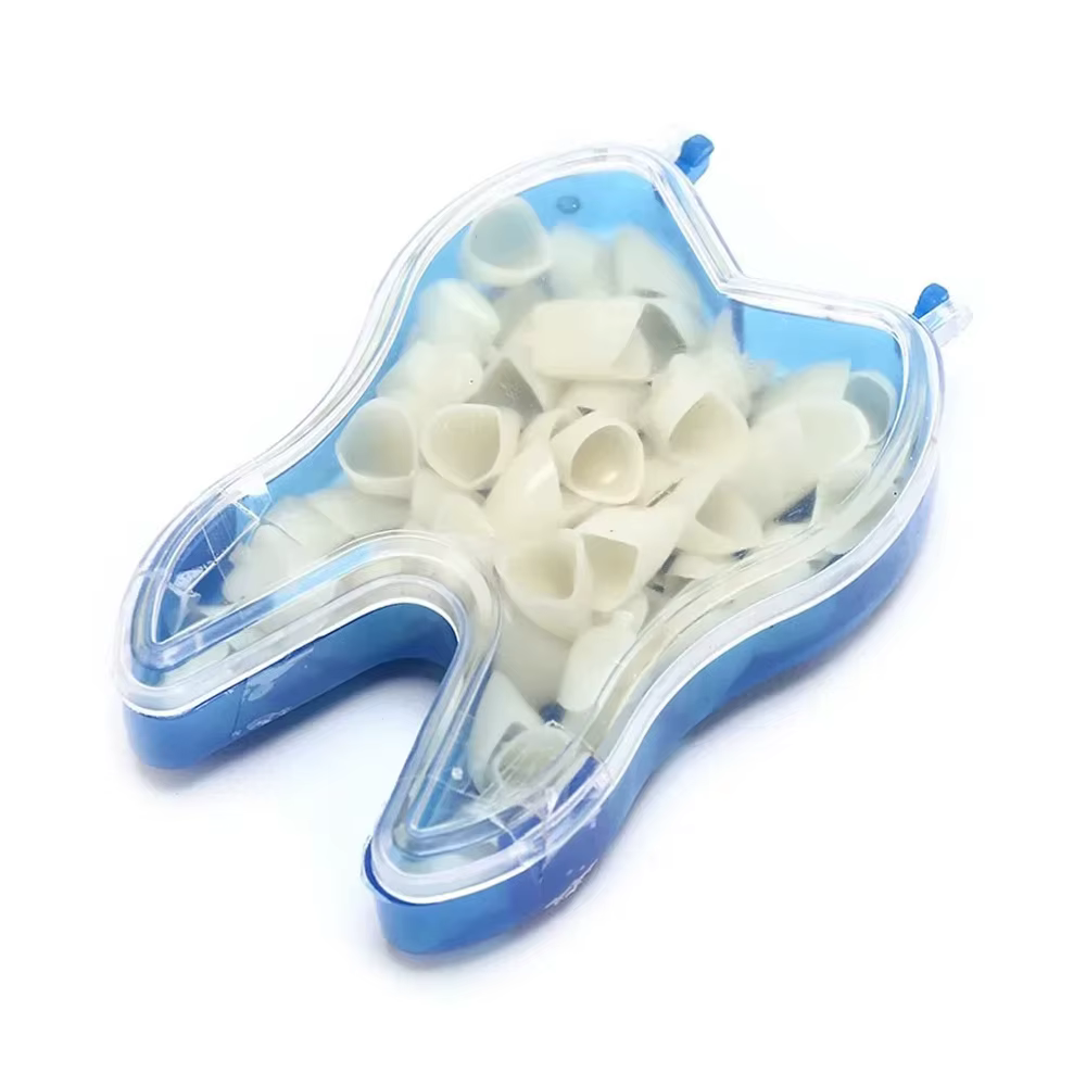 Kit de couronnes dentaires temporaires AG 50 pièces/boîte, pour dents antérieures, molaires et postérieures, placages dentaires, blanchiment des dents, outils dentaires