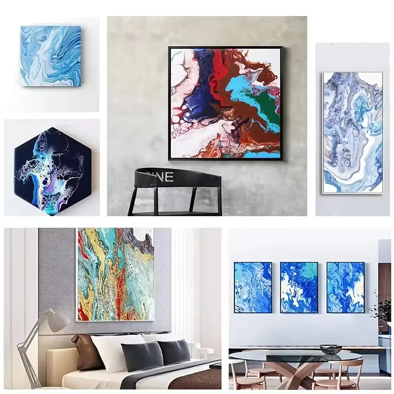 Huile de Coulée en Silicone - Medium Transparent pour Création de Cellules - Approuvé par les Artisans de Fluid Art pour un Effet de Lacerage Fiable et des Cellules Durables
