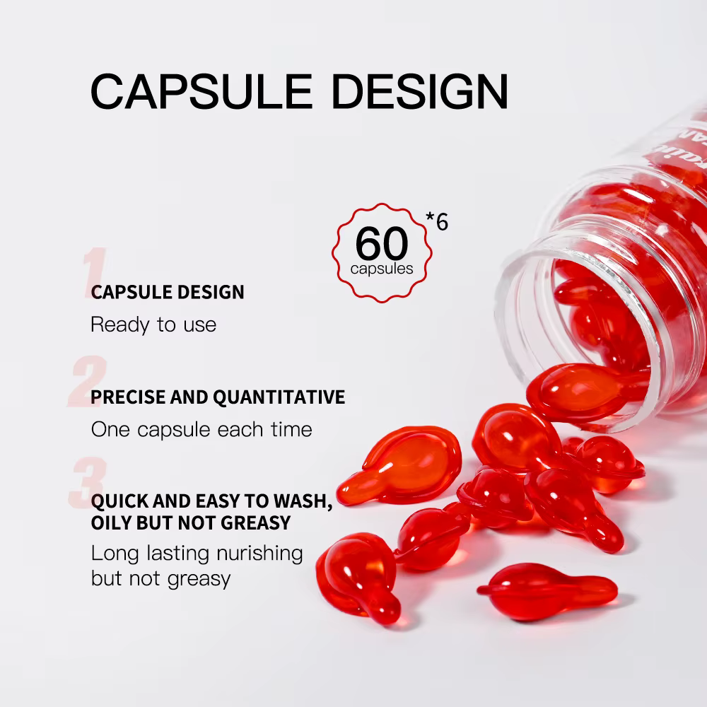 Sérum de traitement des cheveux et capsules de soin des cheveux