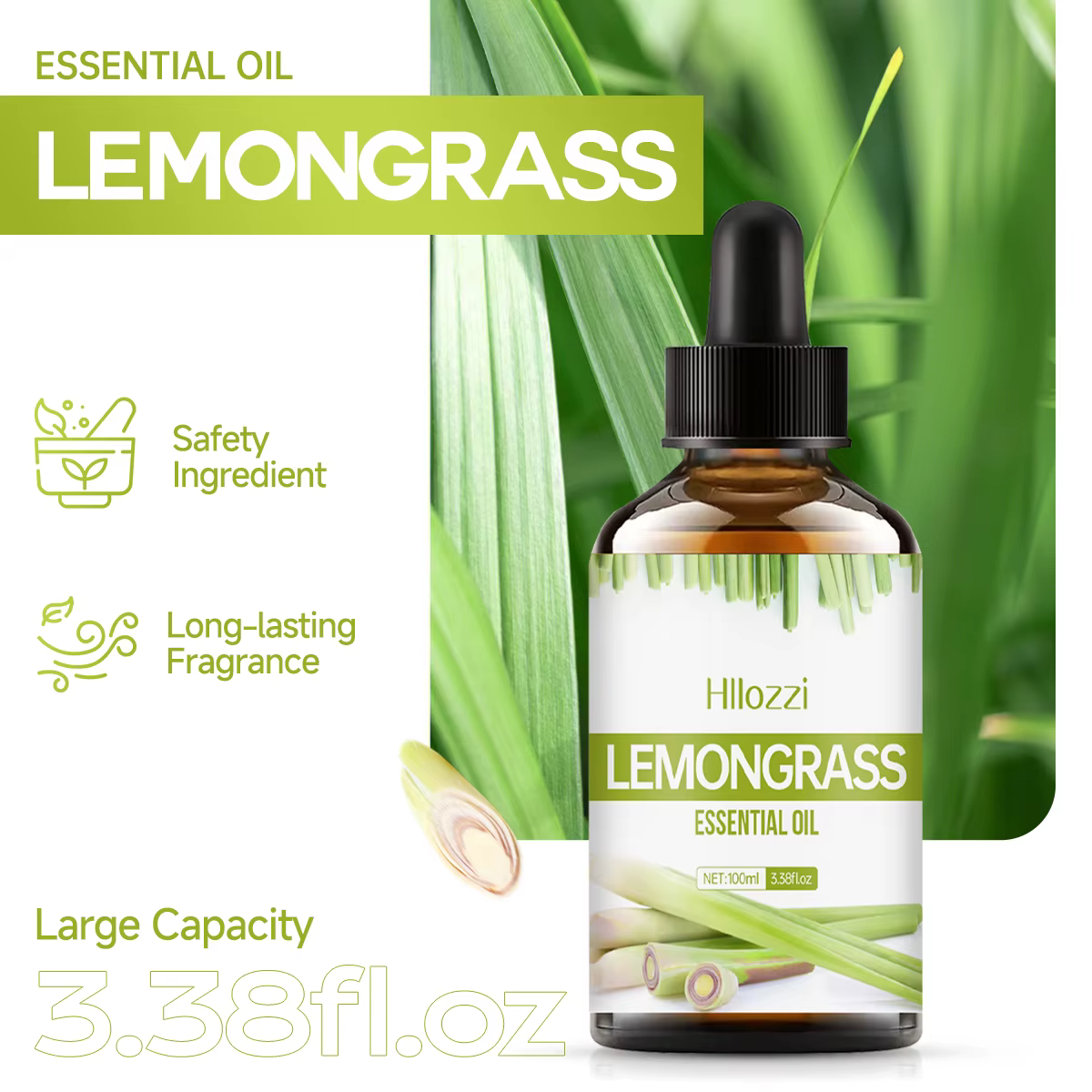 Huile essentielle de citronnelle pour les soins des cheveux et de la peau