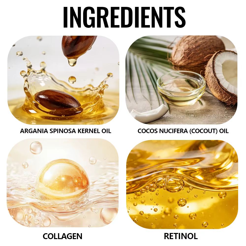 YOUNGCOME CURLCARE Crème définissante pour boucles à l'huile de coco et d'argan