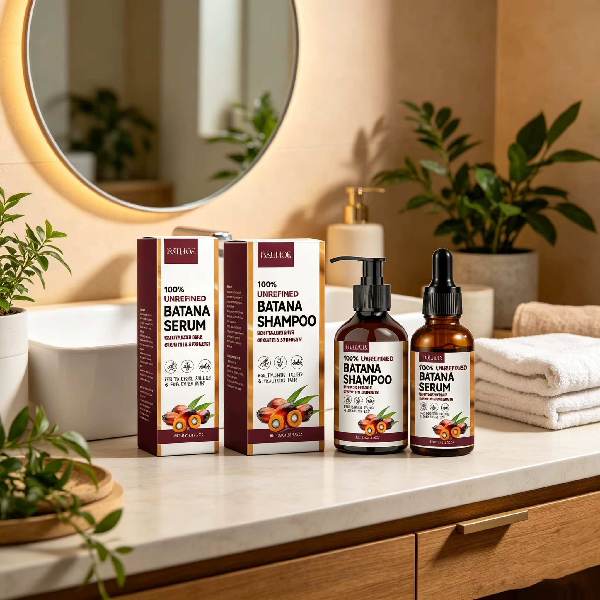 Shampoo à l'huile de Batana
