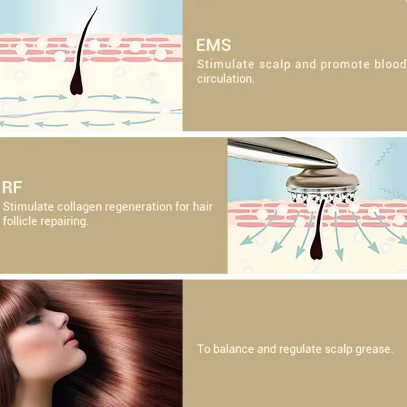 Peigne électrique Laser pour la croissance des cheveux